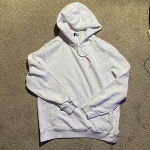 plain white hoodie